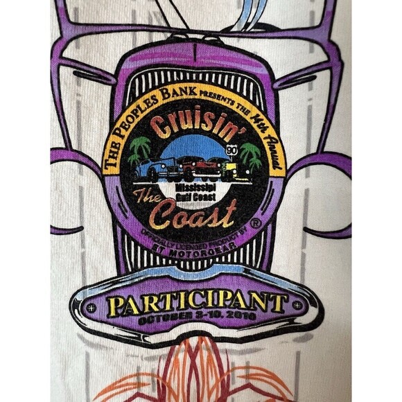 2010 Cruisin The Coast Participants Tshirt - Picture 2 of 3